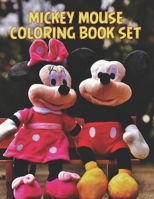 Mickey Mouse Coloring Book Set: Mickey Mouse Coloring Book Set, Mickey Mouse Christmas Book. 20 Story Paper Pages. 8.5 in x 11 in Cover. 1707877505 Book Cover