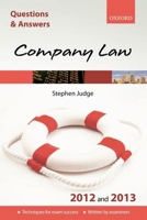 Q&A Company Law 2012 and 2013 0199697620 Book Cover