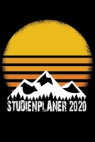 Studienplaner 2020: Wochenplaner zum notieren, organisieren und planen ca. DIN A5 6x9. Kalender / Terminkalender / Monats- / Tages�bersicht / Kontakt- / Geburtstags listen / Design: Wanderer Bergsteig 1678360503 Book Cover