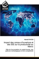 Impact des canaux d'ouverture et des IDE sur la productivité au Maroc (French Edition) 6208842840 Book Cover