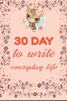 30 Days Journal notebook Of Templates To Control Everyday Life Beautiful And Attractive With Wonderful Colors 1710061294 Book Cover