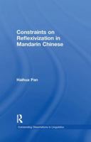 Constraints on Reflexivization in Mandarin Chinese 1138971596 Book Cover