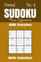 Normal Sudoku Nr.4: 480 puzzles with solution 1695664515 Book Cover