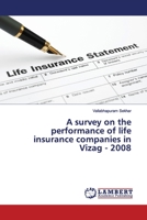 A survey on the performance of life insurance companies in Vizag - 2008 6200100071 Book Cover