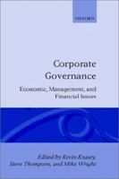 Corporate Governance: Economic and Financial Issues 019828991X Book Cover