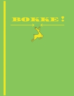 Bokke: Personalized Rugby Gift, 8.5x11 lined blank notebook, 100 pages, journal to write ... quotes, paperback composition book 1672696984 Book Cover