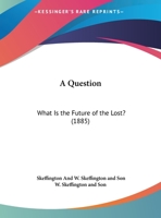 A Question: What Is the Future of the Lost? 1162062517 Book Cover