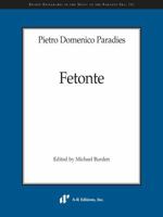 Pietro Domenico Paradies - Fetonte 1987209168 Book Cover