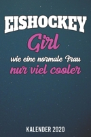 Kalender 2020: Eishockey Girl A5 Kalender Planer für ein erfolgreiches Jahr - 110 Seiten (German Edition) 1672862264 Book Cover