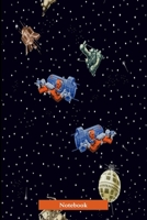 Notebook: Space notebook to write in with great galaxy themed cover. Perfect for men and boys. 1671628977 Book Cover