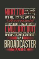 Notebook: Notebook: Broadcaster (120 pages, dot grid paper) 1079880720 Book Cover