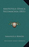 Aristotelis Ethica Nicomachea 1167554396 Book Cover