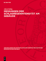 Messungen Der Schlagregenintensität Am Gebäude 3112783360 Book Cover