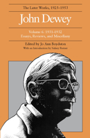 The Later Works, 1925-1953: 1931-32, Vol 6 0809311992 Book Cover