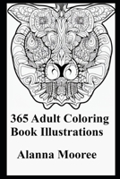 365 Adult Coloring Book Illustrations B0BW35YC34 Book Cover