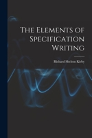 The Elements of Specification Writing 1015665128 Book Cover