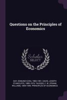 Questions of the principles of economics 1146565038 Book Cover