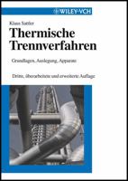 Thermische Trennverfahren: Grundlagen, Auslegung, Apparate 3527302433 Book Cover