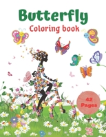 Butterfly Coloring Book: Cute Butterfly Coloring Book for Learning Early Drawing - Beautiful Butterflies Activity for Toddlers Preschool Boys and Girls - Gift for Kids B08P1N587W Book Cover