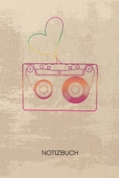 NOTIZBUCH A5 Dotted: Kinder der 90er Notizheft GEPUNKTET 120 Seiten - Retro Kassette Notizblock I Love The 90s Skizzenbuch - Party Geschenk f�r Musikliebhaber Partymacher Stimmungsmacher 1710254572 Book Cover