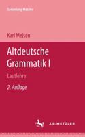 Altdeutsche Grammatik: Lautlehre 347699788X Book Cover