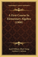 A First Course in Elementary Algebra 1021947741 Book Cover