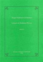 Lectures on Nonlinear Physics 8876422676 Book Cover