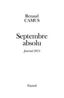 Septembre absolu : journal 2011 2213663149 Book Cover
