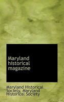 Maryland historical magazine 1016256965 Book Cover