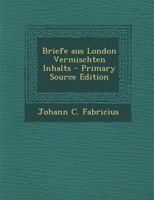 Briefe Aus London Vermischten Inhalts 1021552410 Book Cover