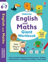 Usborne English and Maths Giant Workbook 6-7 180370439X Book Cover