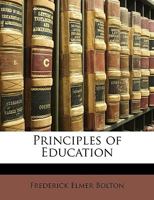 Principles of Education 1344105858 Book Cover