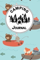 Camping Journal: A Camper Logbook Diary to Keep Track Of Memories with Families and Friends. Road Trip Planner, Glamping Keepsake, Retirement RV Gift for RVing and RVers. Prompt Journal for Recipes, C 1676348603 Book Cover