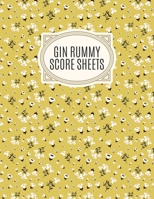 Gin Rummy Score Sheets: A pad of scoresheets: Perfect for scorekeeping: Vol. 16 1695401905 Book Cover