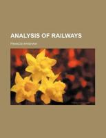Analysis Of Railways 1179209044 Book Cover