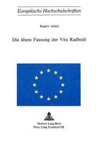 Die Aeltere Fassung Der Vita Radbodi 3261016329 Book Cover