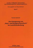Die Enteignung Von «Nazi- Und Kriegsverbrechern» Im Land Brandenburg: Eine Verwaltungsgeschichtliche Studie Zu Den Smad-Befehlen Nr. 124 Vom 30. Oktob 3631330626 Book Cover