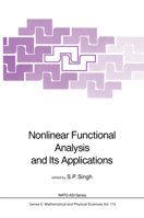 Nonlinear Functional Analysis and Its Applications 9401085595 Book Cover