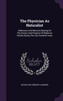 The Physician as Naturalist 1017886326 Book Cover