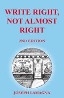 Write Right, Not Almost Right 0741465620 Book Cover