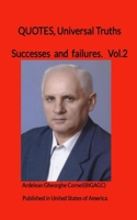 Successes and failures: Necessary ideas to achieve successes and prevent failures 1451584075 Book Cover