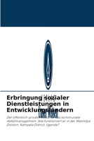 Erbringung sozialer Dienstleistungen in Entwicklungsländern 6203383635 Book Cover