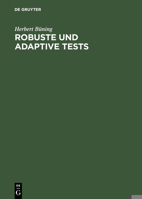 Robuste und adaptive Tests 3110128276 Book Cover