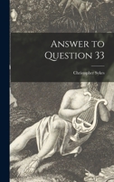 Answer to Question 33 1013866800 Book Cover