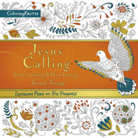 Jesus Calling Adult Coloring Book:  Creative Coloring and   Hand Lettering 0718091264 Book Cover
