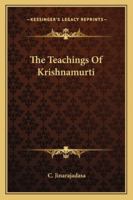 The Teachings Of Krishnamurti 142533797X Book Cover