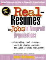 Real-Resumes for Jobs in Nonprofit Organizations 1475093802 Book Cover