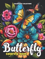 Butterfly Coloring Book: Wings of Tranquility: A Colorful Journey with Nature's Fluttering Beauties B0CQT55DHQ Book Cover