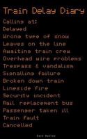 Train Delay Diary 1533466831 Book Cover