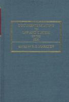 Documents Relating to Law and Custom of the Sea 188636396X Book Cover